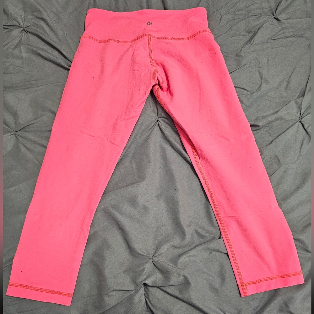 Lululemon Hot Pink Leggings- Size 4
